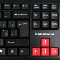 Клавиатура Nakatomi KN-02U Black-Red фото 4